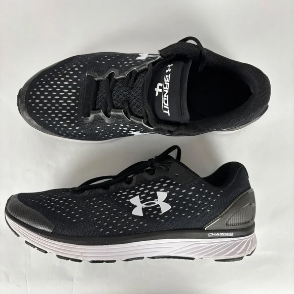 Under Armour, Men's 8.5 Athletic, Charged Bandit 4, Black, Running Sneakers - Picture 7 of 10